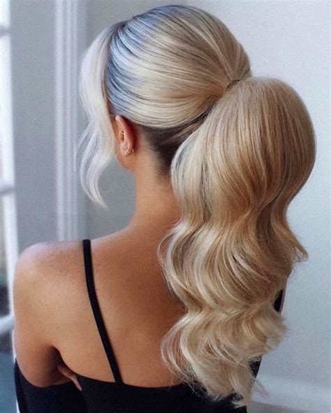 Ponytail Hairstyles For Your Wedding 20 Ideas ️ My Sweet Engagement