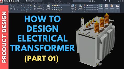 How To Design Electrical Transformer In Autocad Part 1 Youtube