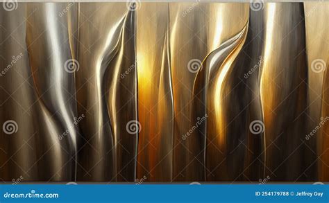 Realistic Brushed Metal Texture with Natural Finish and Realistic Light