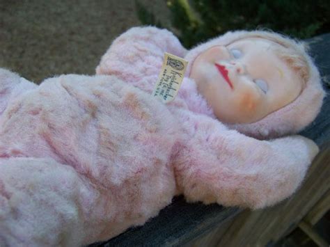 Vintage Knickerbocker Pink Sleepy Head Dollplush Etsy