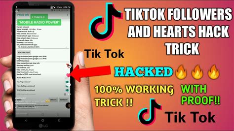 Tik Tok Followers And Hearts Hack Trick Tik Tok Followers Hack Tik Tok Hearts Hack Youtube