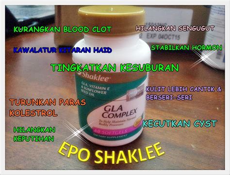 Evening primrose oil is considered an herbal supplement that is used to support several arenas of health including cardiovascular well being, weight management, pregnancy, attention disorders, and several others. KHASIAT GLA COMPLEX SHAKLEE - BLOG MUMMY IDA