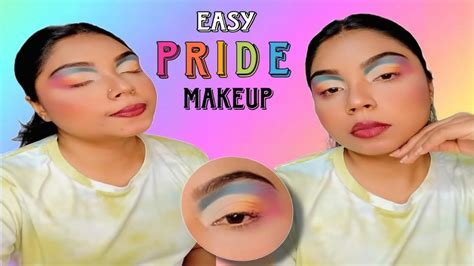 Pride 🌈 Inspired Makeup Look Step By Step Tutorial 🌸 Mou Das 💖