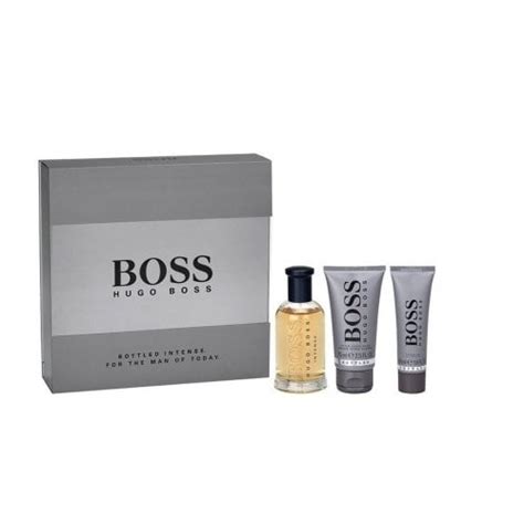 Hugo Boss Bottled 100ml T Set With 75ml Aftershave Balm And 50ml