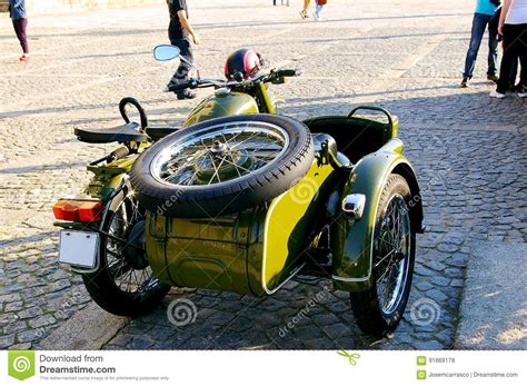 Two Seater Sidecar Motorcycle Editorial Stock Photo Image Of Painted