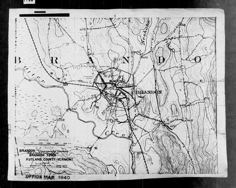 1940 Census Maps Rutland Co Vt