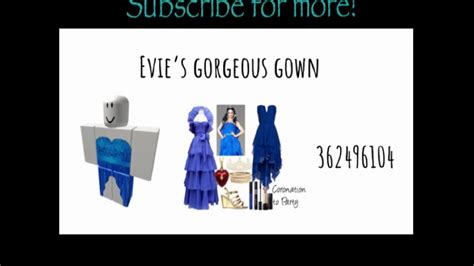 Some popular roblox music codes you may like. Roblox Outfit Ideas Part 5: Evie From Descendants Lookbook ...
