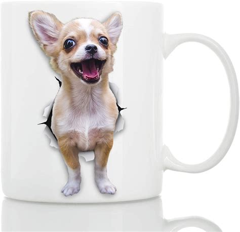 Funny Chihuahua Dog Mug Ceramic 11oz Funny Coffee Mug Perfect Dog