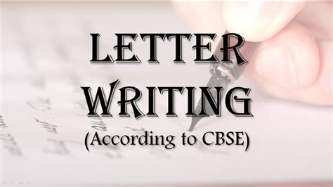 formal letter writing cbse official letters writing