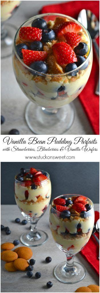 Although the flavor of extract is perfectly acceptable, when the dominant flavor is vanilla put plastic wrap directly on the pudding to prevent formation of a skin, or do not cover if you like skin. Vanilla Bean Pudding Fruit Parfaits | Recipe | Fruit parfait, Pudding parfait, Parfait desserts