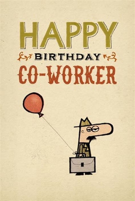 Happy Birthday Co Worker B Bald Guy Greetings