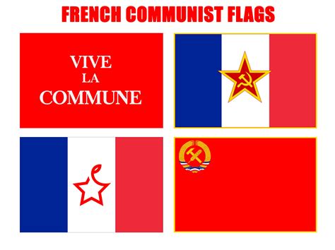 French Communist Flags Leftistvexillology