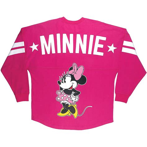 disney minnie mouse long sleeve jersey officially licensed