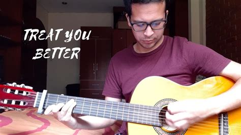 Treat You Better Shawn Mendes Acoustic Guitar Cover Youtube