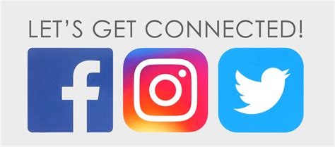 Connect With Us On Social Media Template