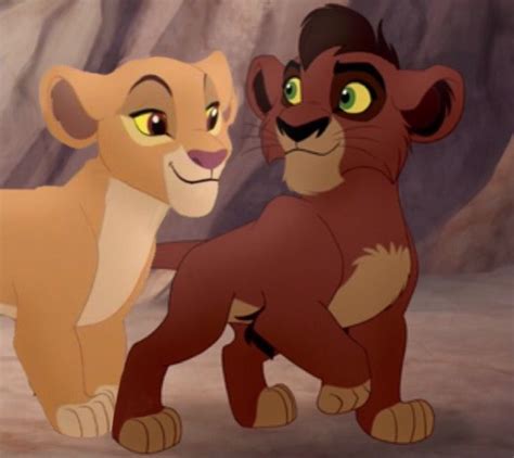 Just A Lil Picture Of Kiara Meeting Kovu For The First Time In The Lion Guard Lion King