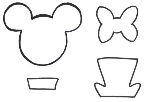 Mickey Mouse St Patricks Craft Template Mickey Mouse Crafts Mickey