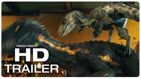 Jurassic World 2 Blue Vs Indoraptor Fight Scene Trailer 2018 Jurassic Park Movie Trailer Hd
