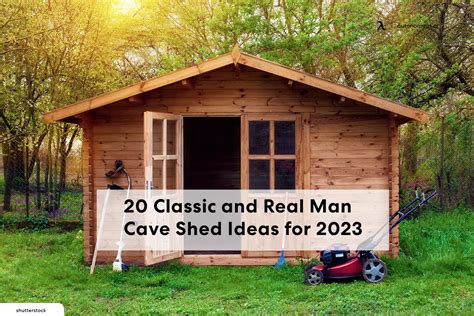 20 Classic And Real Man Cave Shed Ideas For 2024