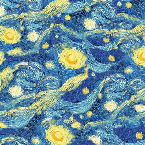 Van Gogh Starry Night 23 Pattern