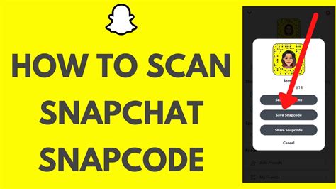 How To Scan Snapchat Code Scan Snapchat Snapcodes Youtube