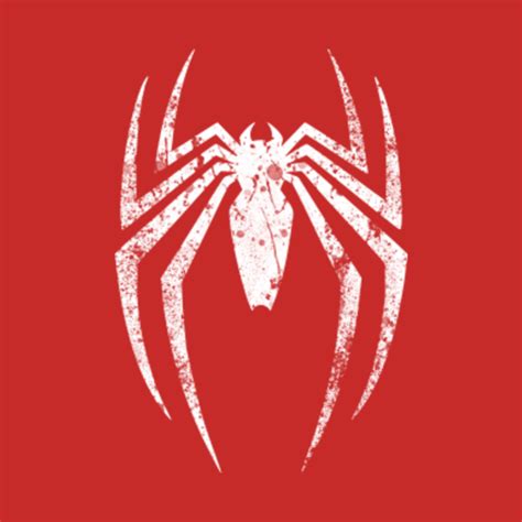 Spider Man Ps4 Distressed Logo Spider Man T Shirt Teepublic