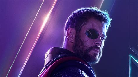 1920x1080 Thor In Avengers Infinity War New Poster Laptop