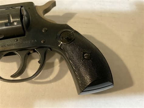 Harrington And Richardson Model 732 6 Shot Revolver Blued Doublesingle Action Nice 32 Sandw Long