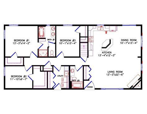 Single Story Barndominium Floor Plans With Pictures Flooring Images