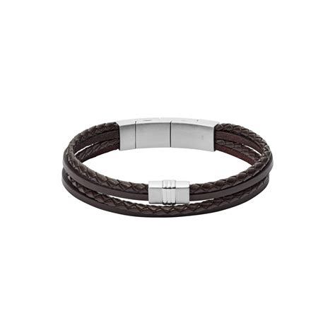 Achat Bracelet Fossil Vintage Casual En Cuir Et Acier