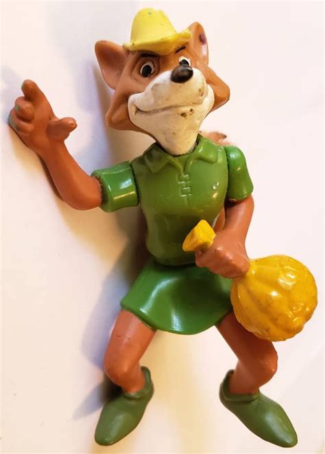 Disneys Animated Robin Hood With Loot Bag Toy Figure