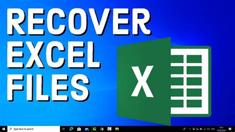 How To Recover Unsaved Or Lost Excel Files Recover An Unsaved Or