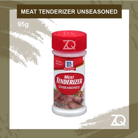 Mccormick Meat Tenderizer Unseasoned 95g163g Shopee Philippines