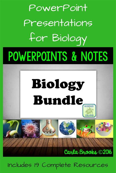 Biology Powerpoint Bundle Digital Textbook Distance Learning