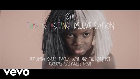 Kendrick lamar, greg kurstin, sia kate furler lyrics powered by www.musixmatch.com. Sia - This Is Acting - YouTube