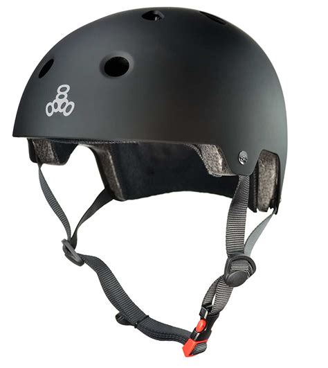 Triple Eight 3038 Dual Certified Helmet Largex Large All Black