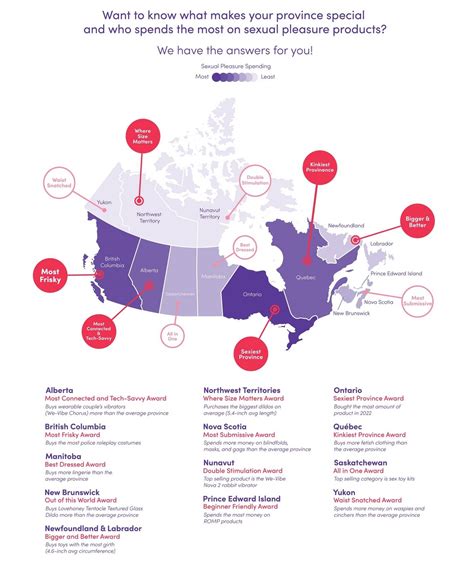 Sex Map Of Canada Reveals Kinkiest Cities And Provinces And Ontario