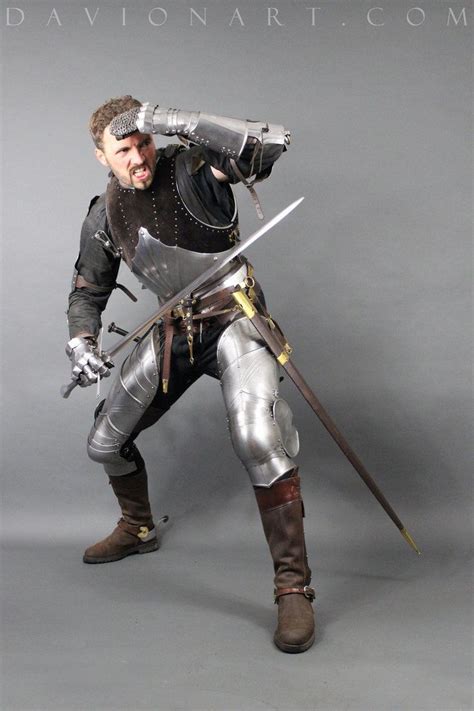 Th Century Knight Stock Xv By Phelandavion Sword Poses Human Poses