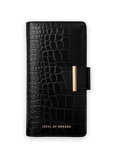 Cora Phone Wallet Iphone 12 Pro Max Jet Black Croco Wallet Cases Van