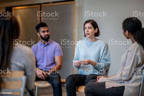 Adult Group Therapy Session Stock Photo Download Image Now