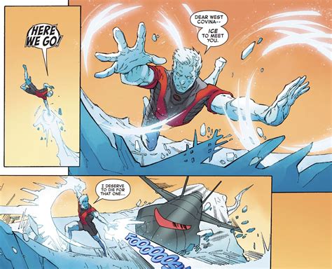 Iceman Robert Drake Splash Page X Man Atom Mutant Bobby Color