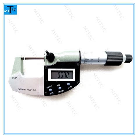 Ip65 Coolant Proof Digimatic Outside Micrometer 0 25mm China Outside