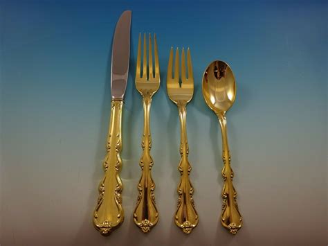 Professional flatware sets supplier, 江苏省 丹阳市. Angelique Gold by International Sterling Silver Flatware ...