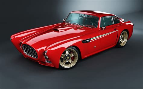 Red Cars Design Ferrari Golden Classic Italian Concept