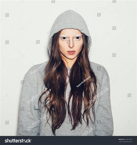 Scary Evil Woman Black Eyes On Stock Photo 272917607 Shutterstock