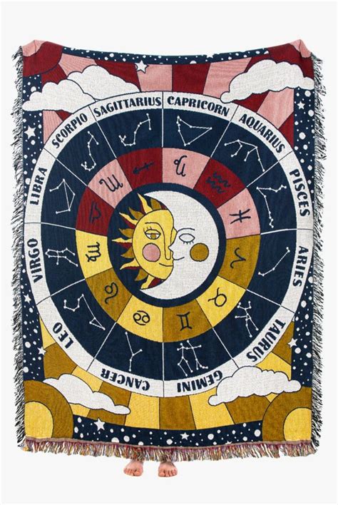 horoscope throw blanket sign design aquarius and scorpio horoscope