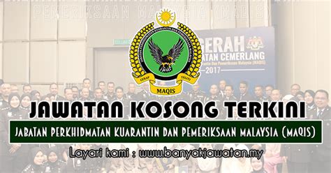 Latihan industri lembaga hasil dalam negeri malaysia (lhdnm). Jawatan Kosong di Jabatan Perkhidmatan Kuarantin Dan ...