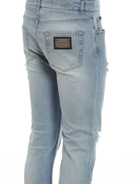 Skinny Jeans Dolce And Gabbana Ripped Jeans Gy07ldg8eu5s9001