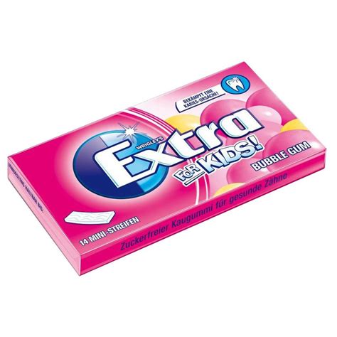 Wrigleys Extra For Kids Bubble Gum 14 St Shop