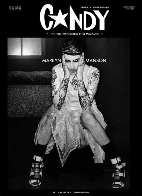 Candy Magazine Issue 7 Marilyn Manson Lady Gaga Winter 2013 Janis Ancens Giampaolo Sgura By